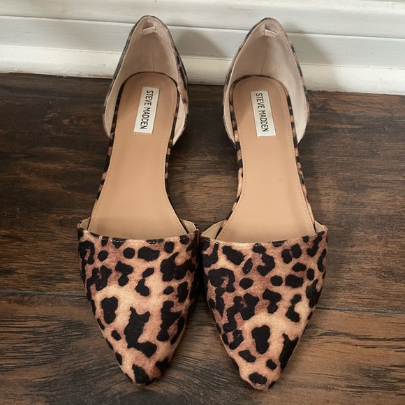 Steve Madden Leopard Print Women's Flats - Picture 1 of 3